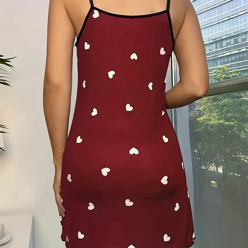 Camisola Sensual Slip Dress Cetim Silk & Renda (Decote V + Alças Reguláveis)